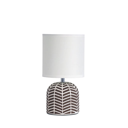 Oriel Lighting Mandy Complete Table Lamp Taupe