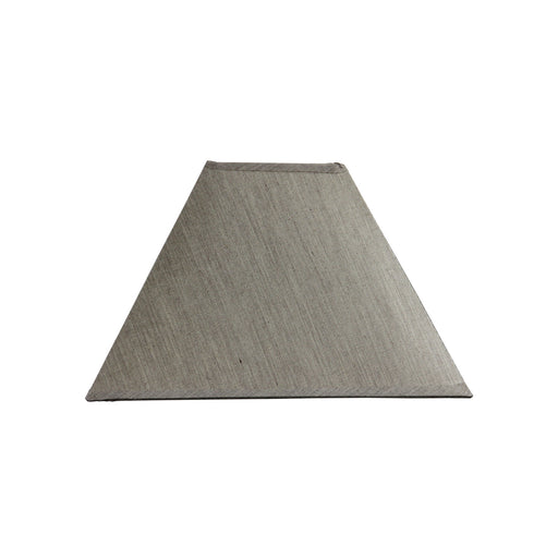 Oriel Lighting 28cm Tapered Square Silver Shade