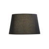 Oriel 43cm Black Floor Lamp Shade in Linen Fabric