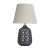 Oriel DARIA Ceramic Table Lamp with Shade