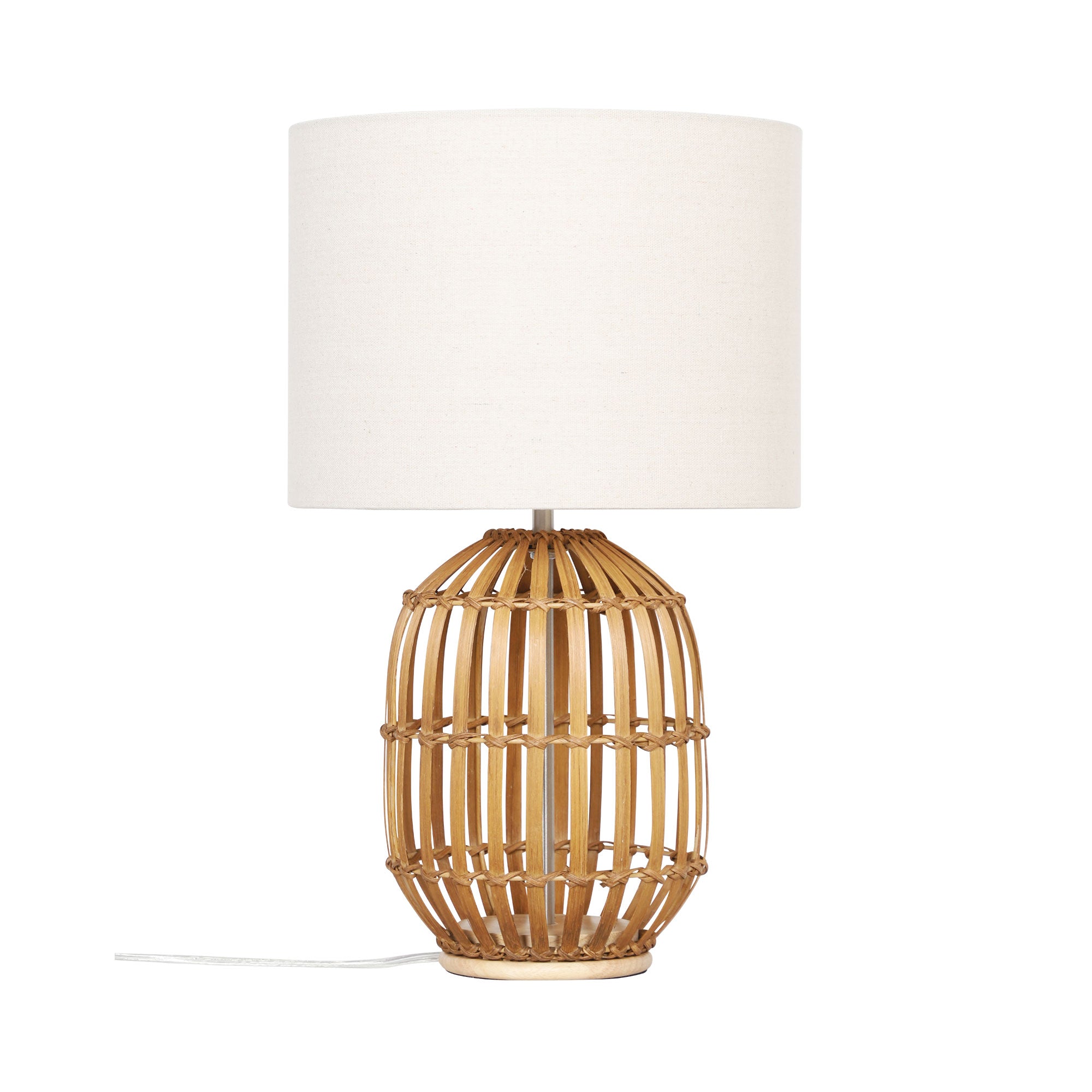 Oriel TEGAL Bamboo Table Lamp
