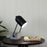 Oriel Lighting EVERTON Chunky Concrete and Black Desk Lamp