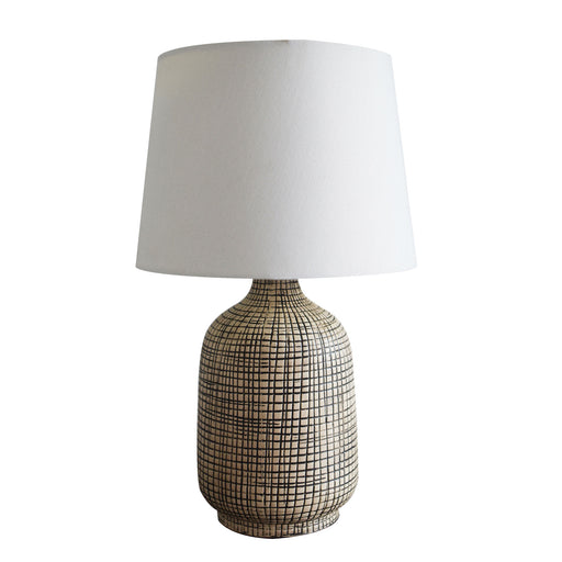 Oriel Lighting Biscay Complete Ceramic Table Lamp