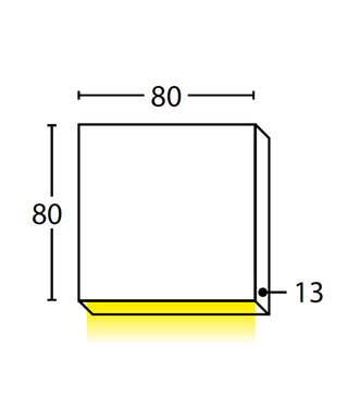 CLA Pdl LED Down Exterior Pillar Wall Lights