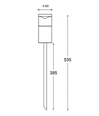 CLA Phare Exterior Garden Spike Lights