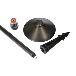 Pro Light Club Cast Brass Weathered Bronze Path Light PPLB03