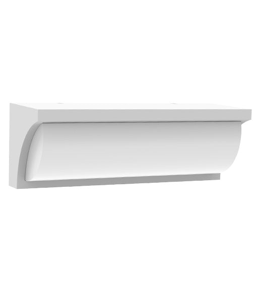 CLA REPISA Exterior LED Surface Mounted Curved Wedge Wall Lights
