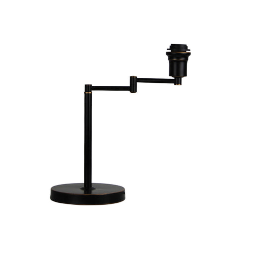 Oriel Lighting Kingston Swing Arm Table Lamp Base Rubbed Bronze