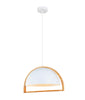 CLA Swing Dome Wood Frame Pendant light