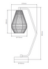 Domus CARTER-DL Paper Rope Desk Lamp 1XE27 240V
