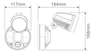 Domus MURO-PRO-15 Single Head 15W LED Spotlight