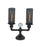 CLA VENETO Black Iron Table Lamps