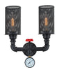 CLA VENETO Black Iron Interior Surface Mounted Wall Lamps