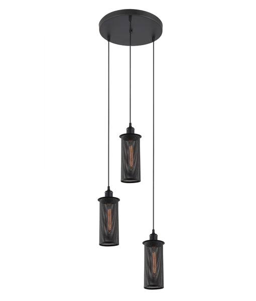 CLA VENETO Black Mesh Decorative Pendant Lights