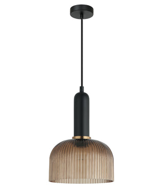 CLA Vintaj Interior Dome Ribbed Glass Pendant Lights