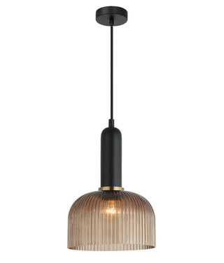 CLA Vintaj Interior Dome Ribbed Glass Pendant Lights