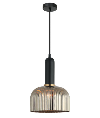 CLA Vintaj Interior Dome Ribbed Glass Pendant Lights