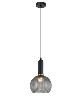 CLA Vintaj Interior Wine Glass Ribbed Glass Pendant Lights