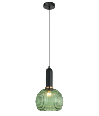 CLA Vintaj Interior Wine Glass Ribbed Glass Pendant Lights