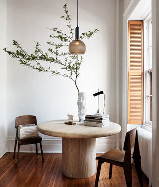 CLA Vintaj Interior Wine Glass Ribbed Glass Pendant Lights