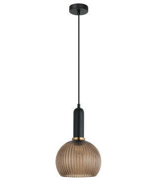 CLA Vintaj Interior Wine Glass Ribbed Glass Pendant Lights