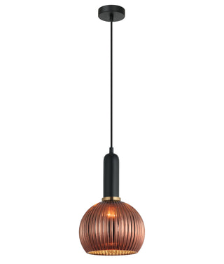 CLA Vintaj Interior Wine Glass Ribbed Glass Pendant Lights