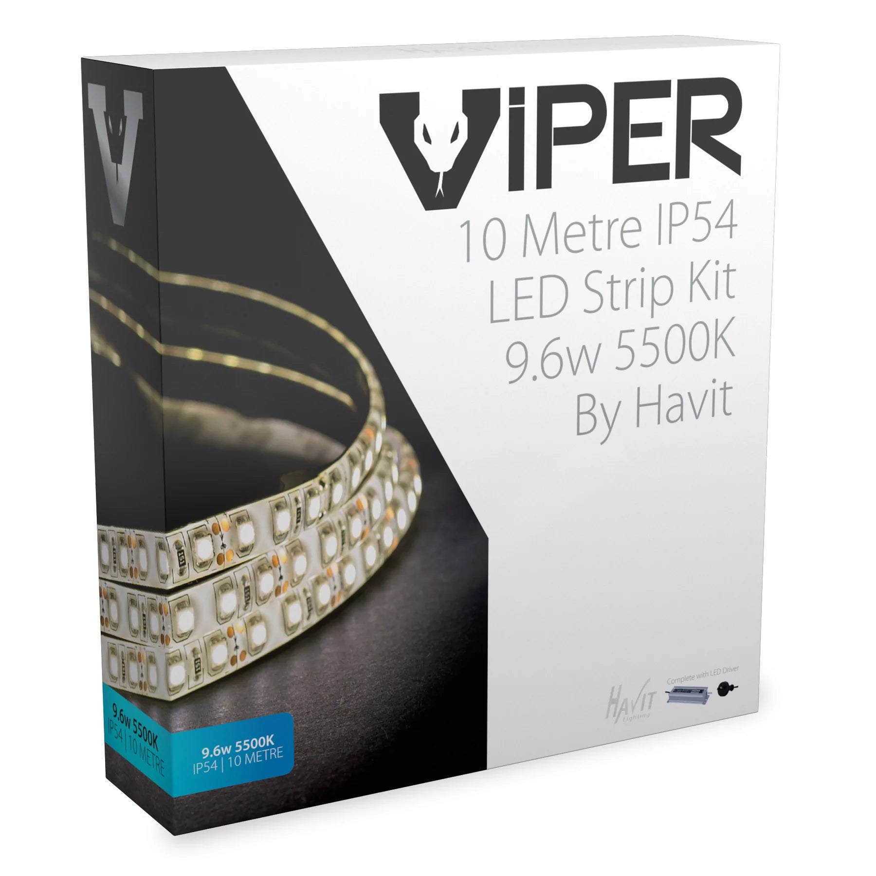 Havit VPR9744IP54-120-10M VIPER 9.6w 10m LED Strip kit 5500k