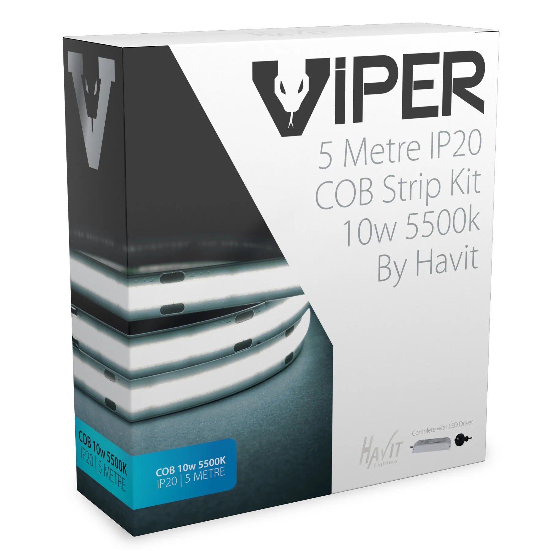 Havit VPR9764IP20-512-5M COB VIPER 10w 5m LED Strip kit 5500k