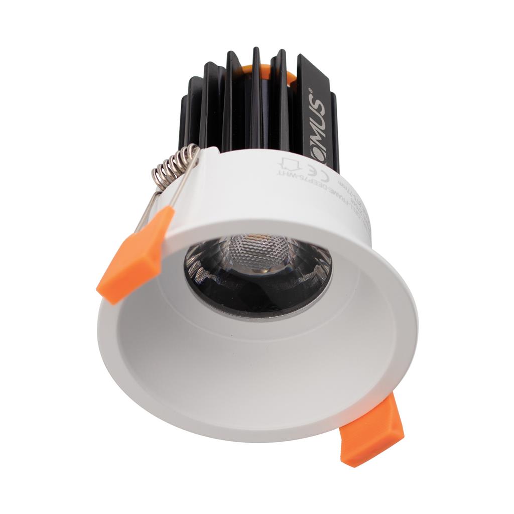 Domus Cell 13W 5CCT 60° D75 Complete Dimmable Downlight Kit
