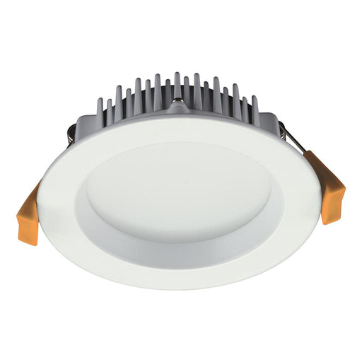 DECO-13 Round 13W Dimmable LED Downlight - White Frame Domus