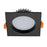 Domus DECO-13 Square 13W Dimmable LED Tricolour IP44 Downlight Black