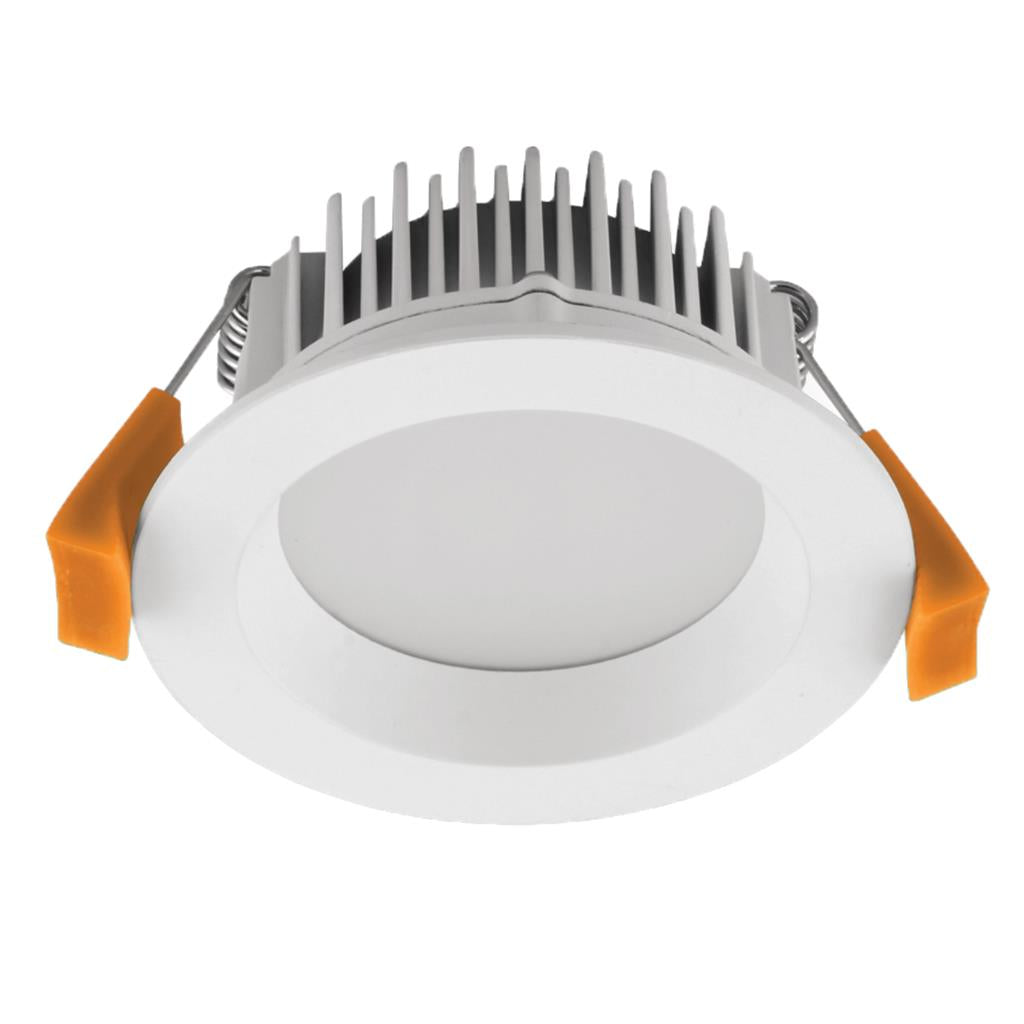Domus DECO-8 Round 8W Dimmable LED Tricolour IP44 Downlight White