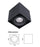 SAL Dice II S9016 - 8W Surface Mount Square LED Downlight