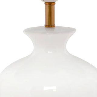 Cafe Camille Table Lamp White