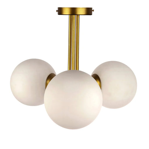 3 globe deals flush mount light