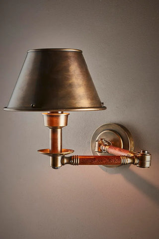 Emac & Lawton Benton Wall Light with Metal Shade