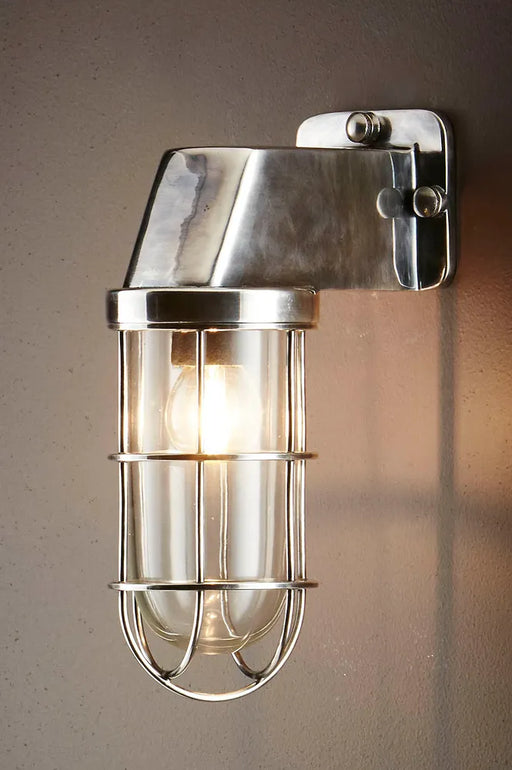 Emac & Lawton Royal London Outdoor Wall Light Antique Silver