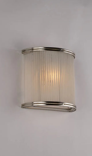 Emac & Lawton Inanda Half Round Wall Light Nickel