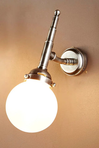 Emac & Lawton Paris Wall Light Antique Silver