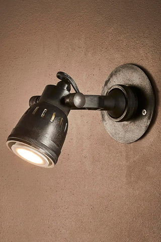 Emac & Lawton Seattle Short Arm Wall Light Black