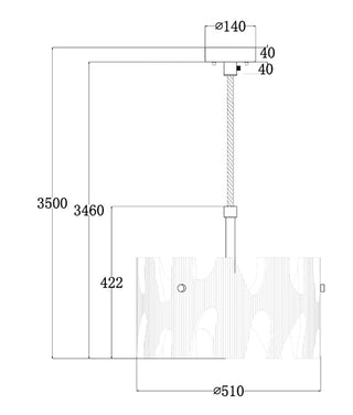 CLA HOPI Large Round Weathered Grey Wood Pendant Light