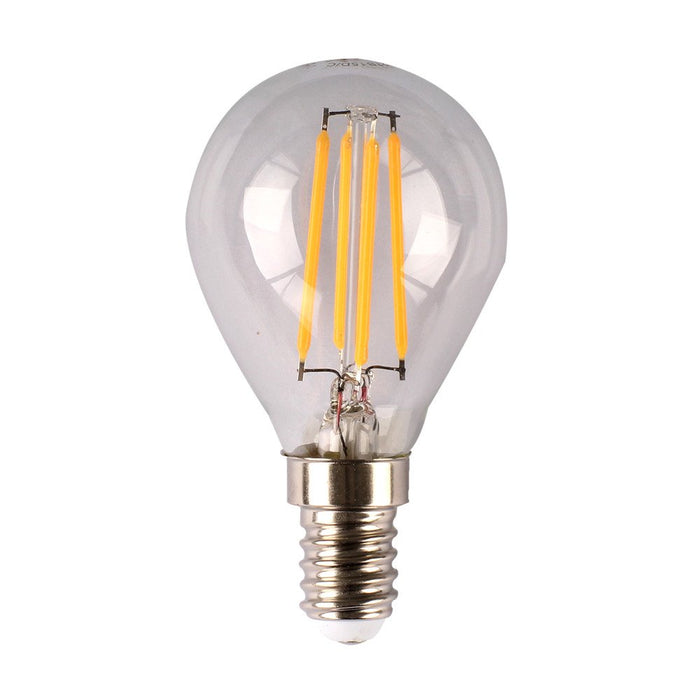 4w Dimmable LED Filament Fancy Round Clear Style Lamp SAL