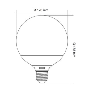 SAL LED OPAL SPHERICAL GLOBE G125 13W