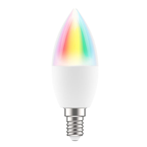 Brillant LED C37 Smart WiFi LED RGB and CCT Biorhythm Globe Screw E14