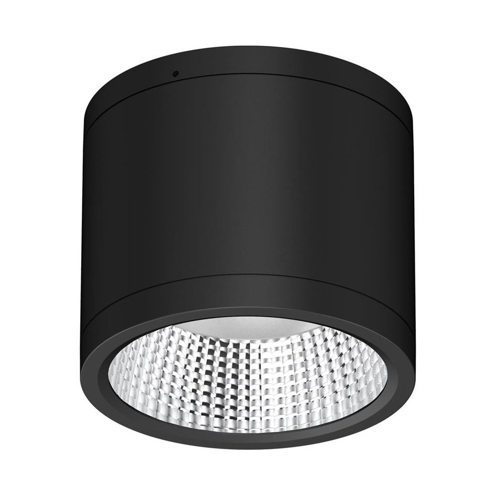 Domus NEO-PRO Round 25W Surface Mount Dimmable LED Tricolour IP65 Downlight Black