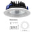 SAL UNI LED S9656 25W Round Profile IP54 LED Downlight with Dropped Glass