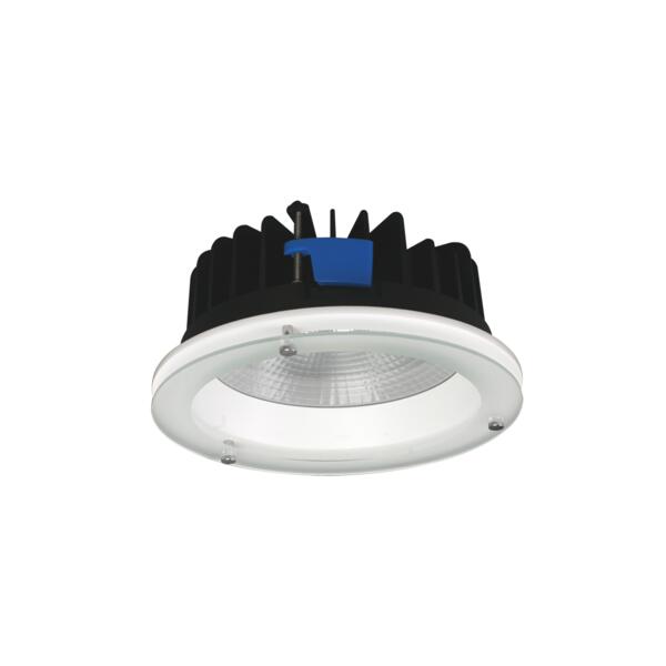 SAL UNI LED S9656 25W Round Profile IP54 LED Downlight with Dropped Glass