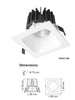SAL Bento S9691 5/38W Square Profile LED Downlight
