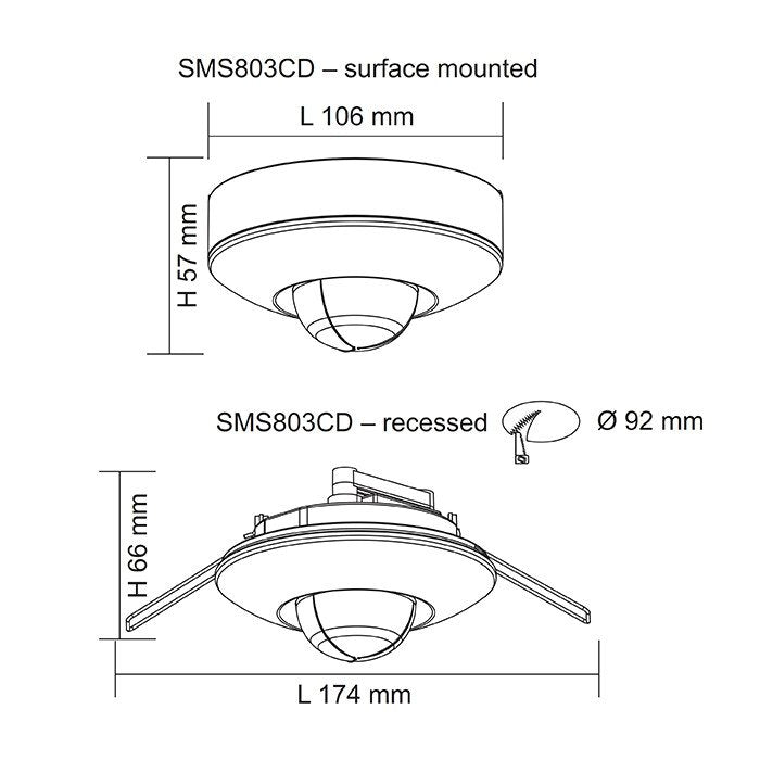 SAL IR SENSOR SMS803CD Infrared Sensor