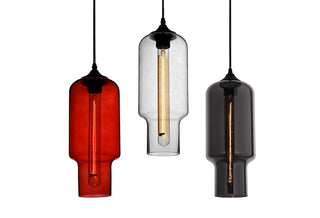 ZUCCA Vintage Industrial Clear Glass Pendant by VM Lighting